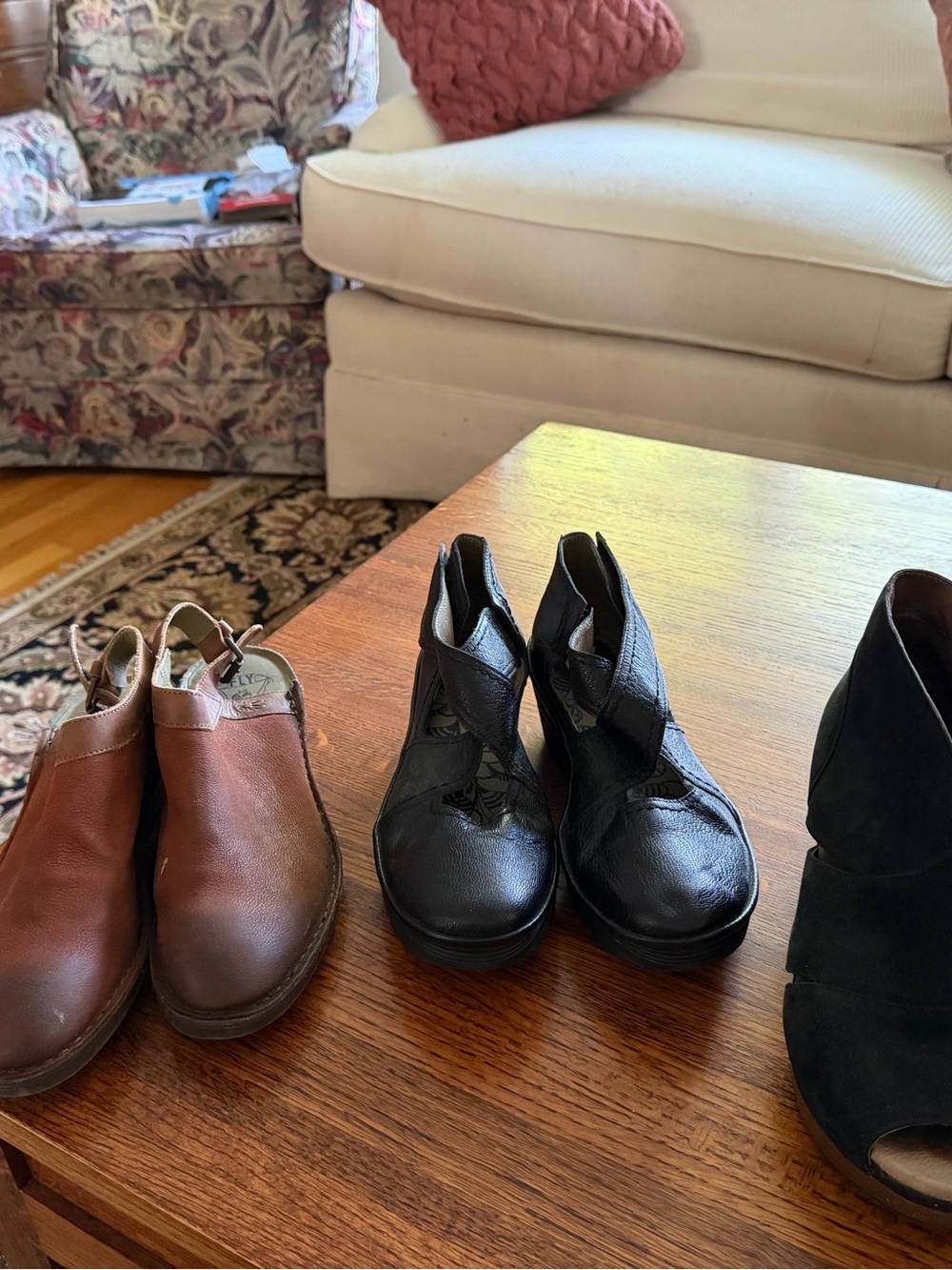 LOT of 3 FLY LONDON SHOES. One NEW, Other 2 lightly used. Excellent condition.